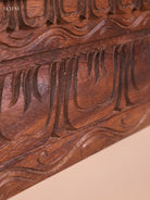 Wooden Hand Carved Gopuram Panel (10x24)