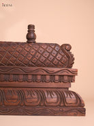 Wooden Hand Carved Gopuram Panael (12x36)