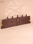 Wooden Hand Carved Gopuram Panael (12x36)