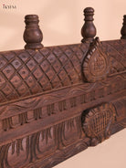 Wooden Hand Carved Gopuram Panael (12x36)