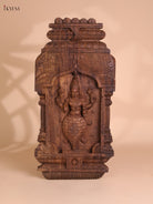Wooden Hand Carved Kurma Avataram Panel (24x12)