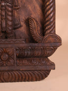 Wooden Hand Carved Narasimma Avataram Panel (24x12)