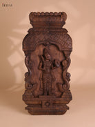 Wooden Hand Carved Varahar Avataram Panel (24x12)