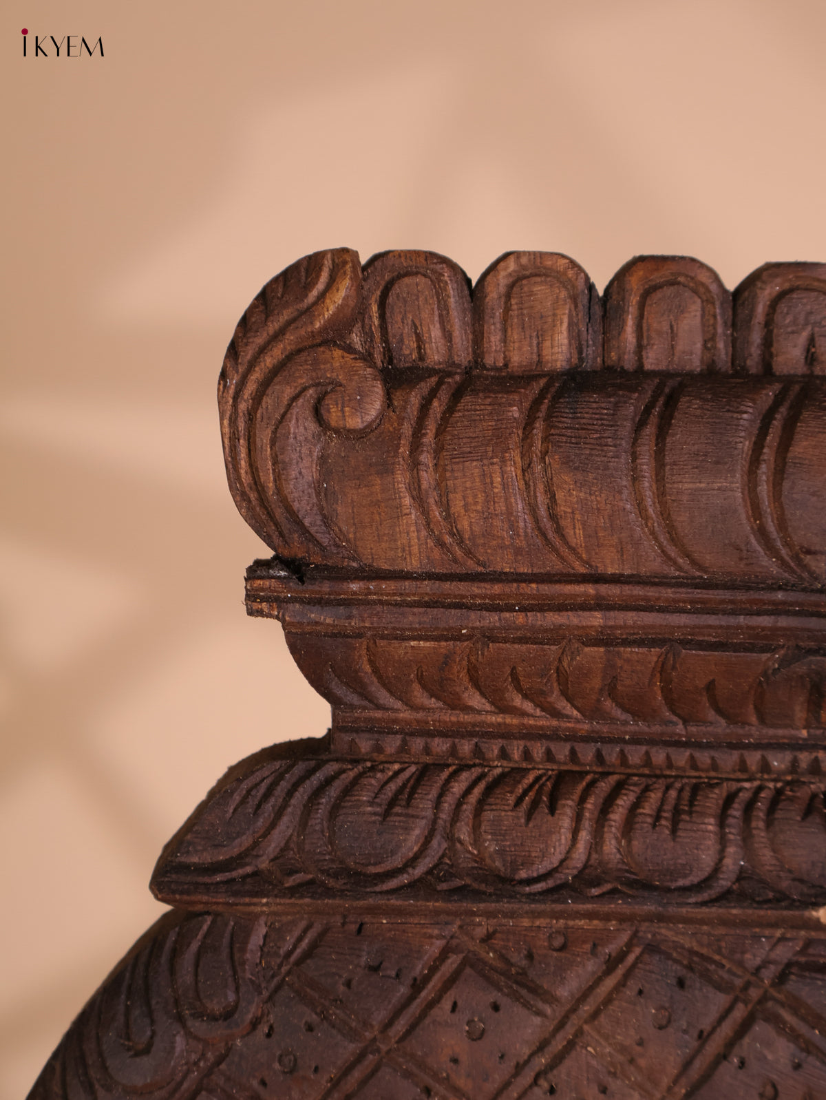 Wooden Hand Carved Varahar Avataram Panel (24x12)