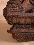 Wooden Hand Carved Varahar Avataram Panel (24x12)