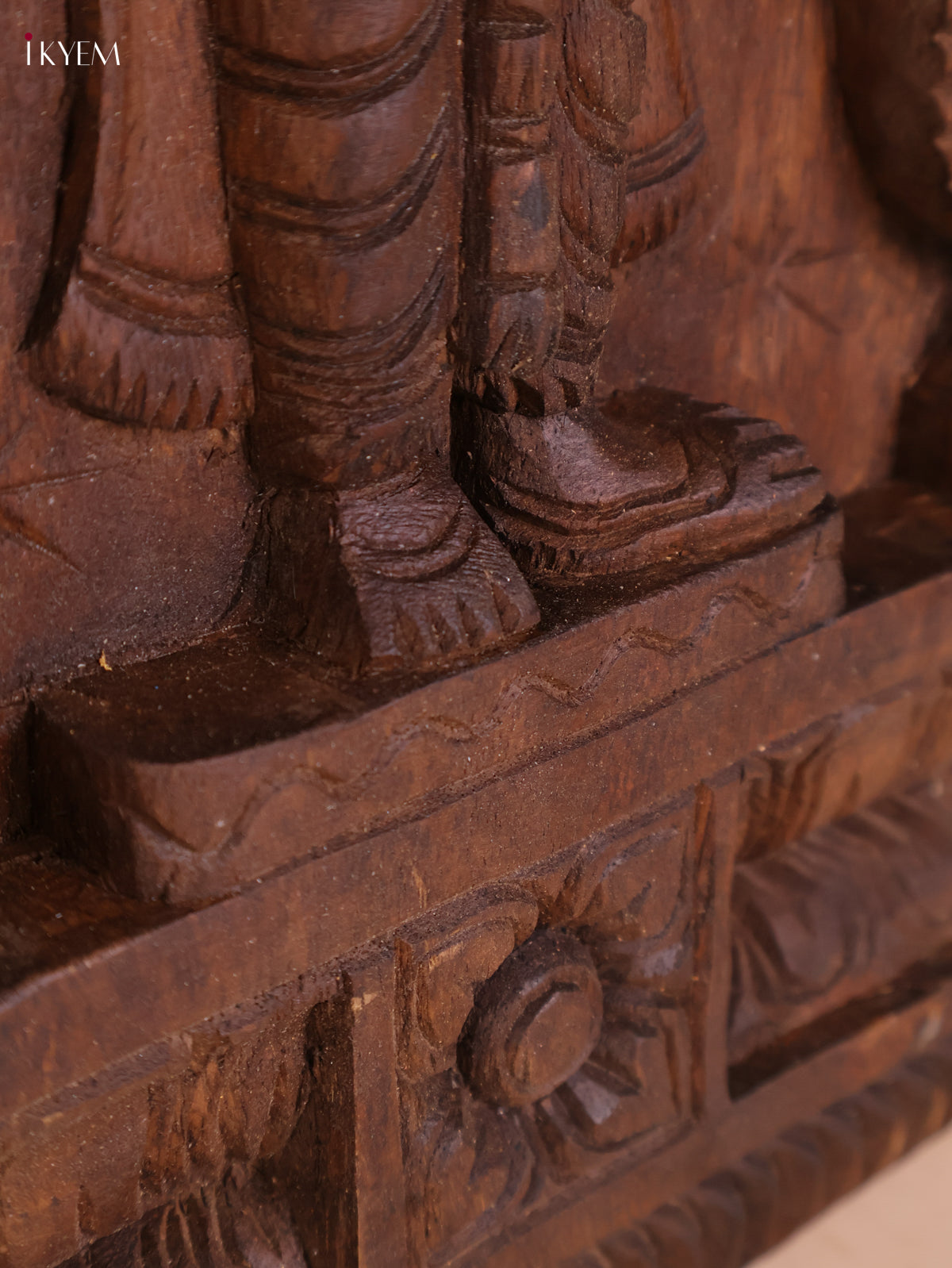 Wooden Hand Carved Varahar Avataram Panel (24x12)