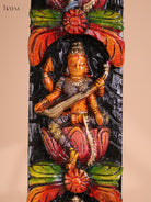 Wooden Hand Carved Painted Mixed God Vertical (42x5)