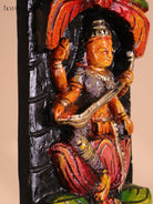 Wooden Hand Carved Painted Mixed God Vertical (42x5)
