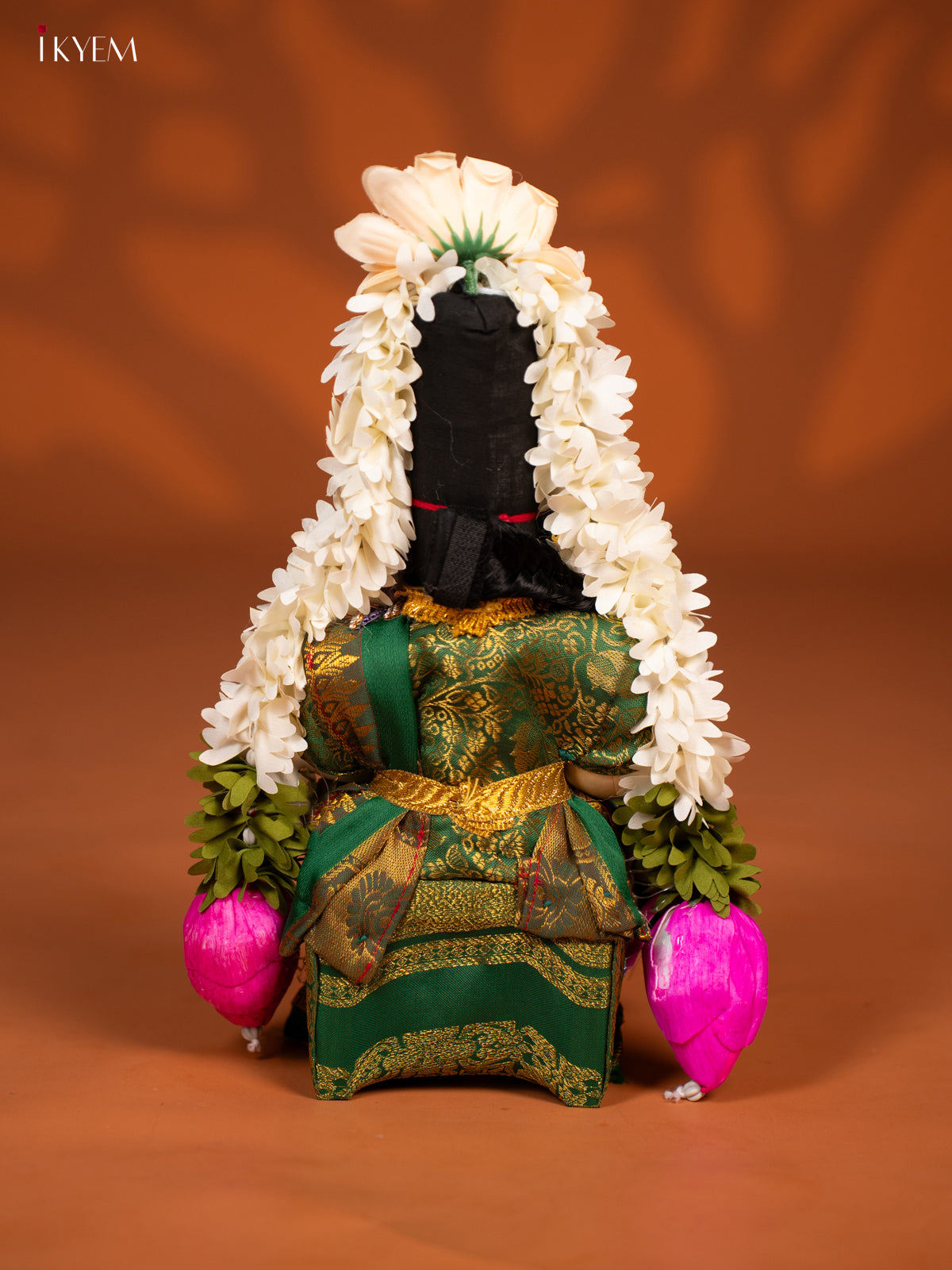 Varamahalakshmi Doll - 12 Inch - Green - KF04156