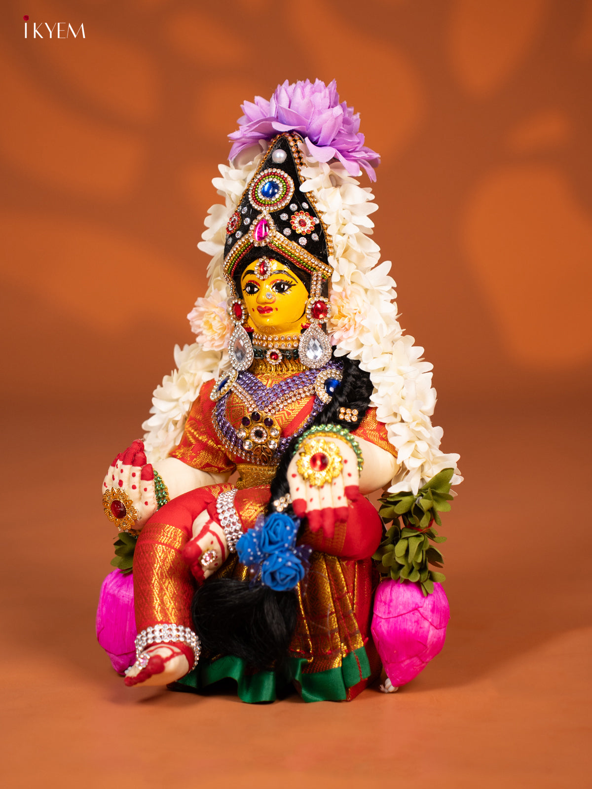 Varamahalakshmi Doll - 12 Inch - Red - KF04160