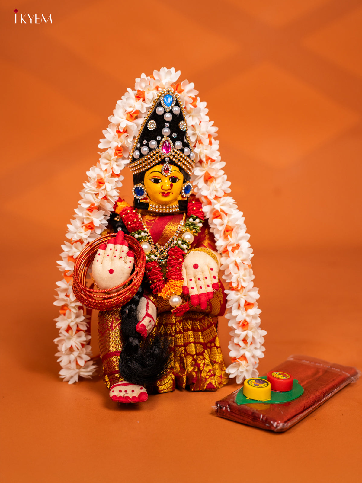 DIY Varamahalakshmi Kit - Maroon - KF04171