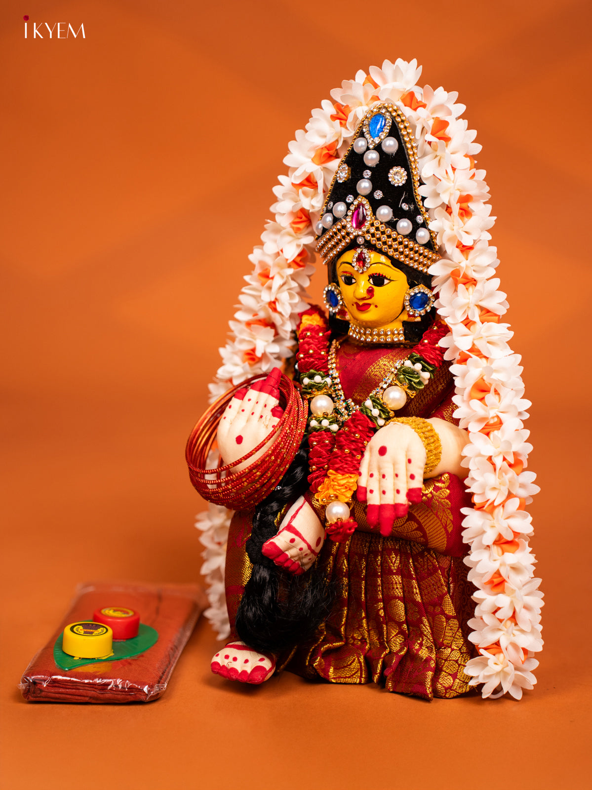 DIY Varamahalakshmi Kit - Maroon - KF04171