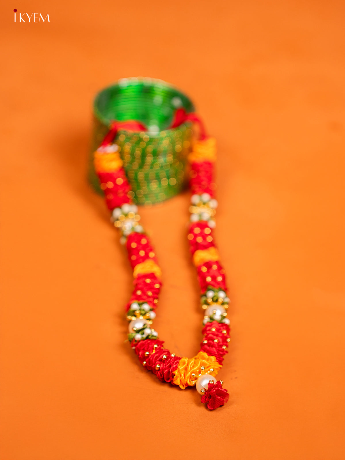 DIY Varamahalakshmi Kit - Green & Red - KF04173