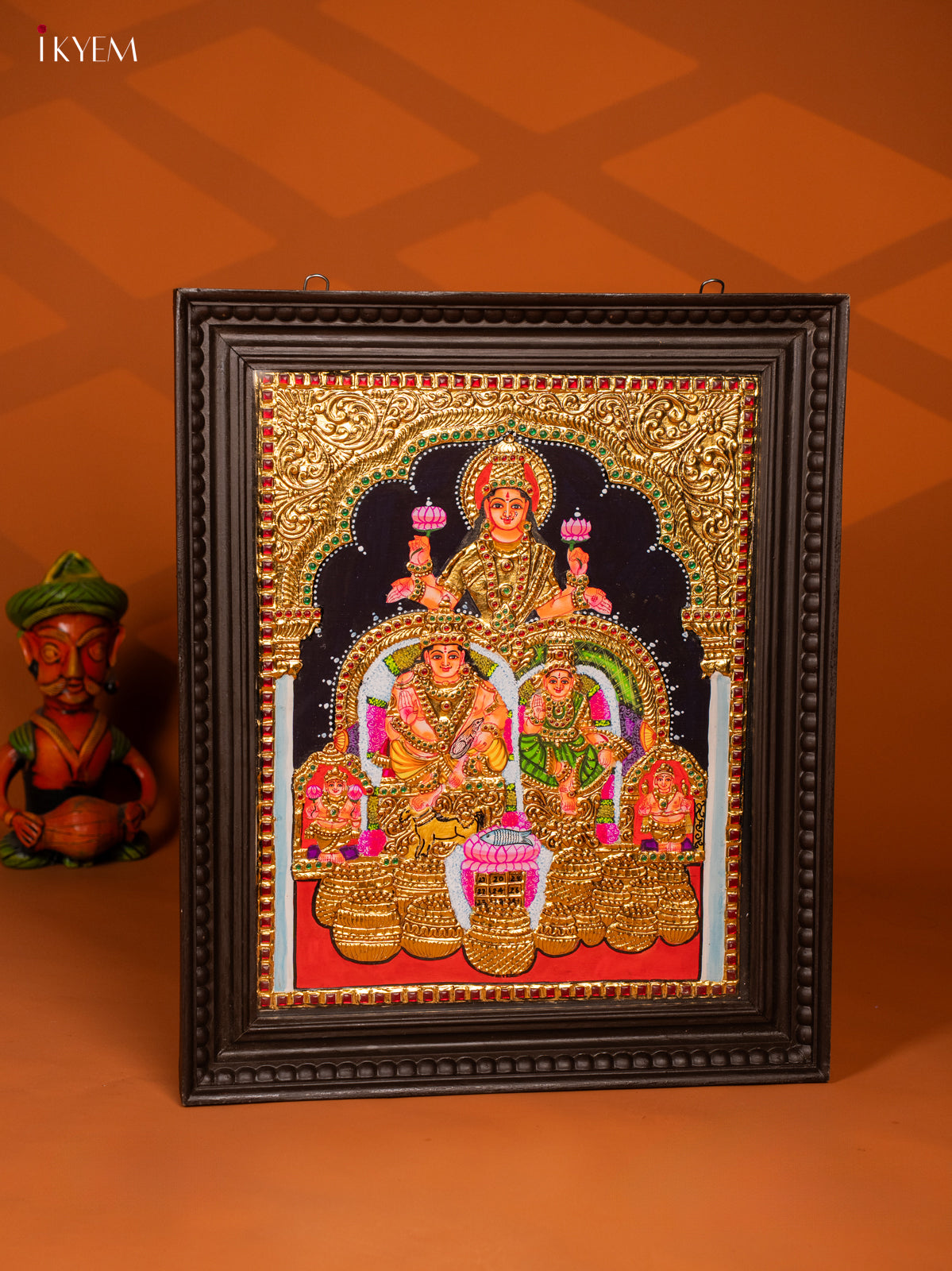 Lakshmi Kubera - Tanjore Painting (20x24) - KF06113