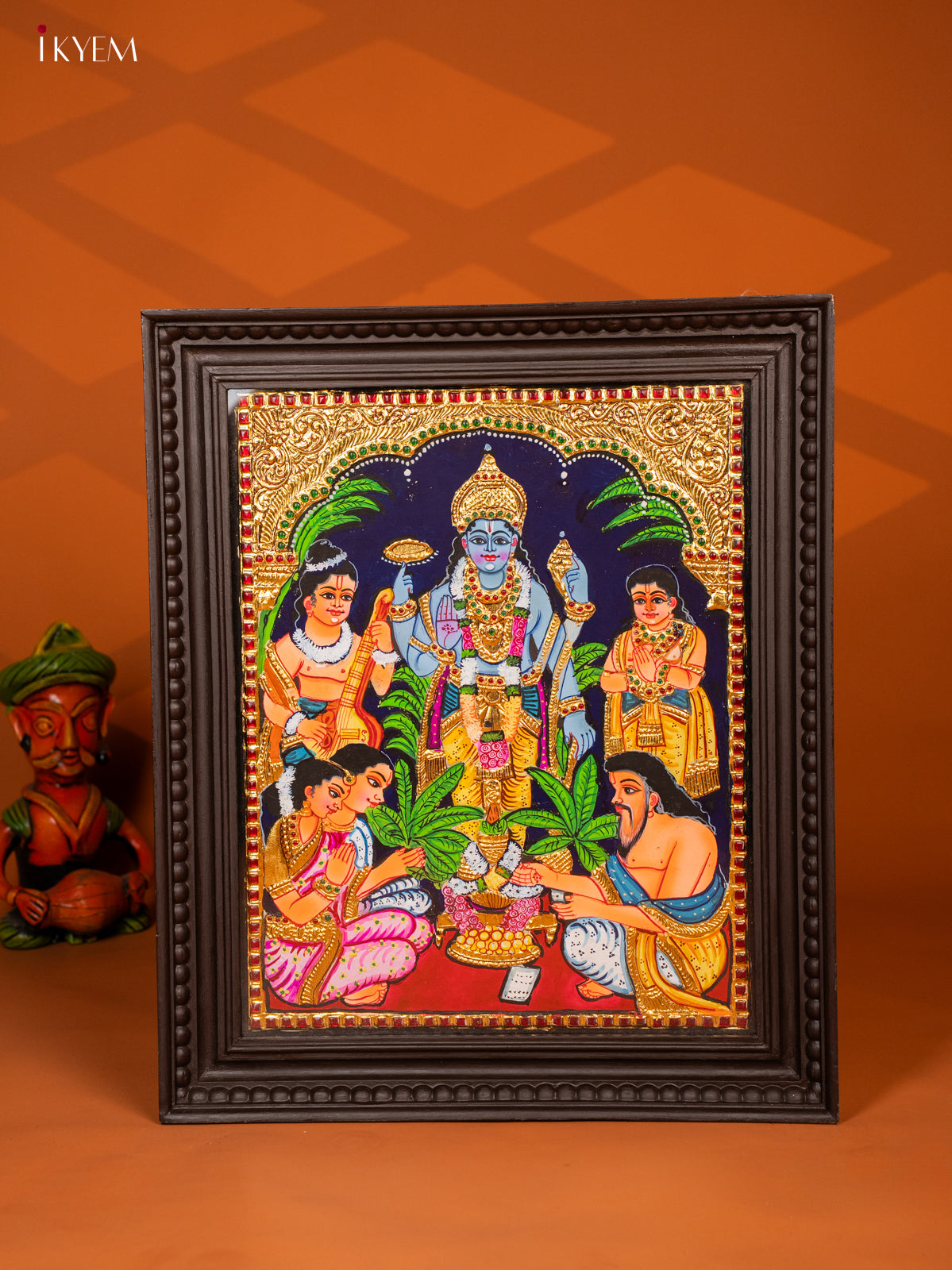 Sathya Narayanan- Tanjore panting (20x24) - KF06117