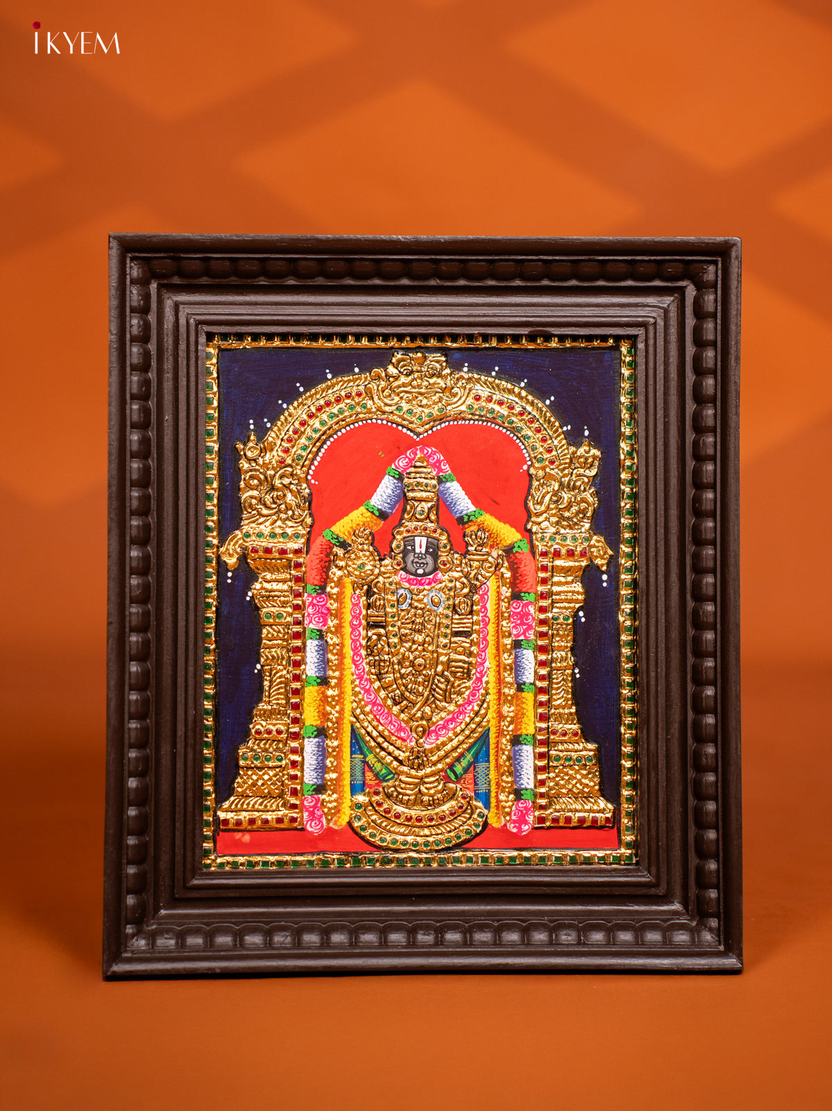 Balaji Tanjore painting - (13 x 15) - KF10254