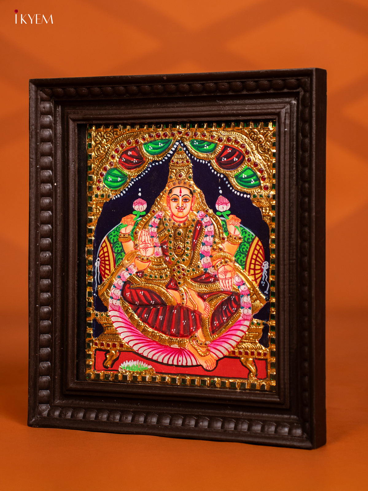 Lakshmi Tanjore painting - (13 x 15) - KF10263