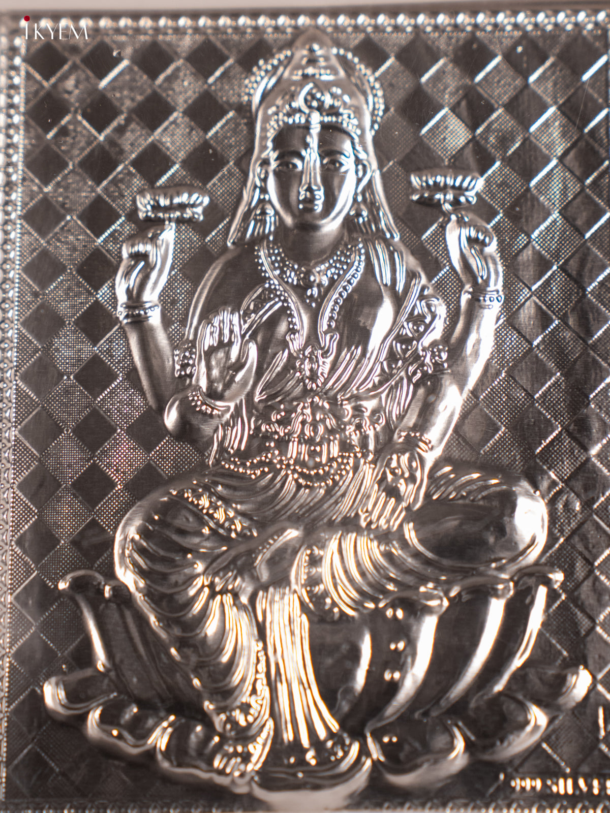 German Silver Lakshmi Photo frame/stand -2