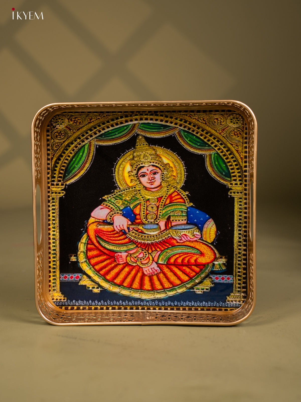Metal Digital tray Square -Annapoorni - 10 Inch - KF25154