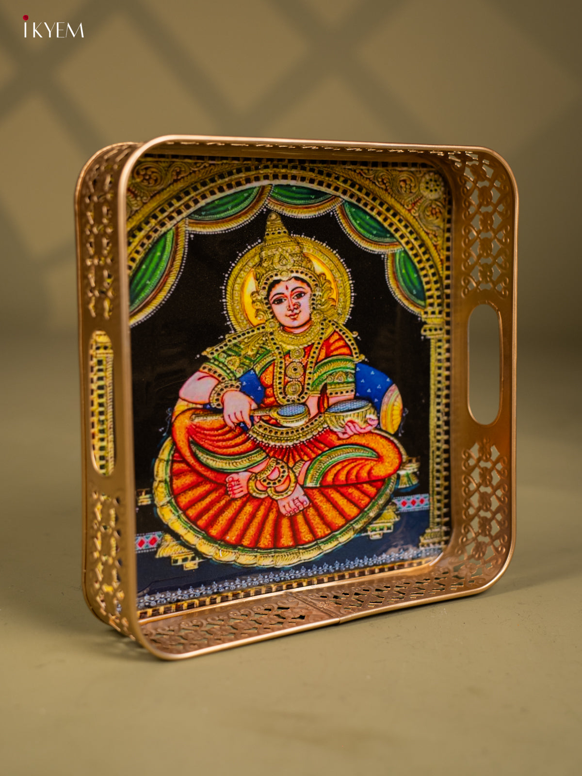 Metal Digital tray Square -Annapoorni - 10 Inch - KF25154