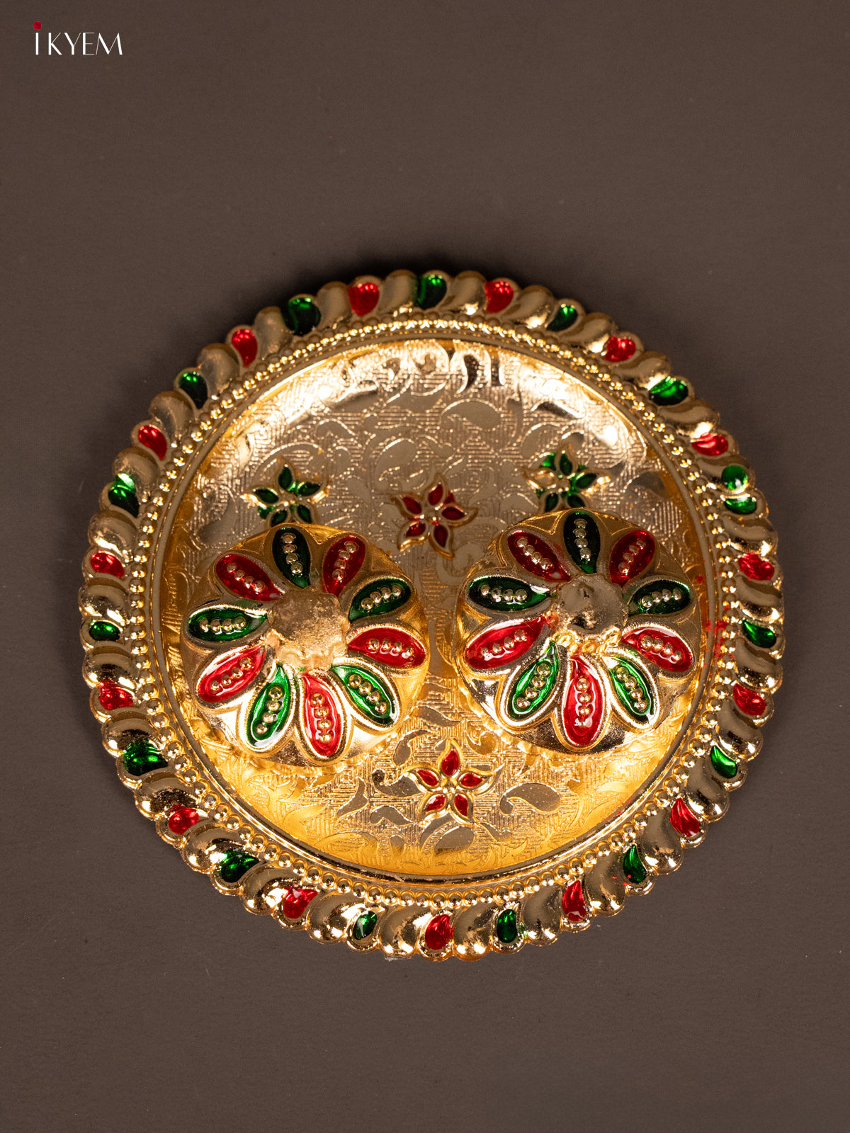 Beautiful Meenakari Haldi Kumkum Holder 