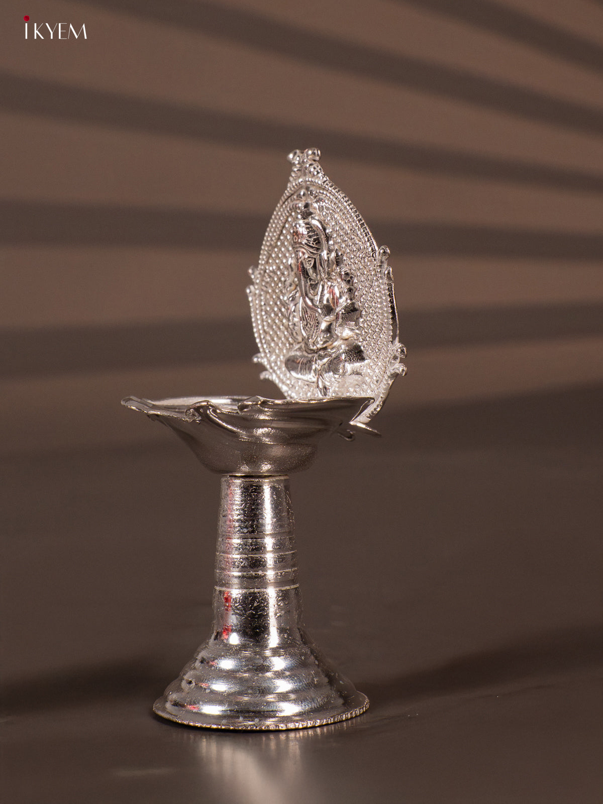 Divine German Silver Ganesha Oil Lamp -2