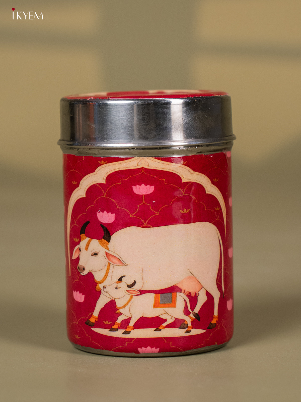Digital Printed Cow & Calf Stainless Steel Box -1
