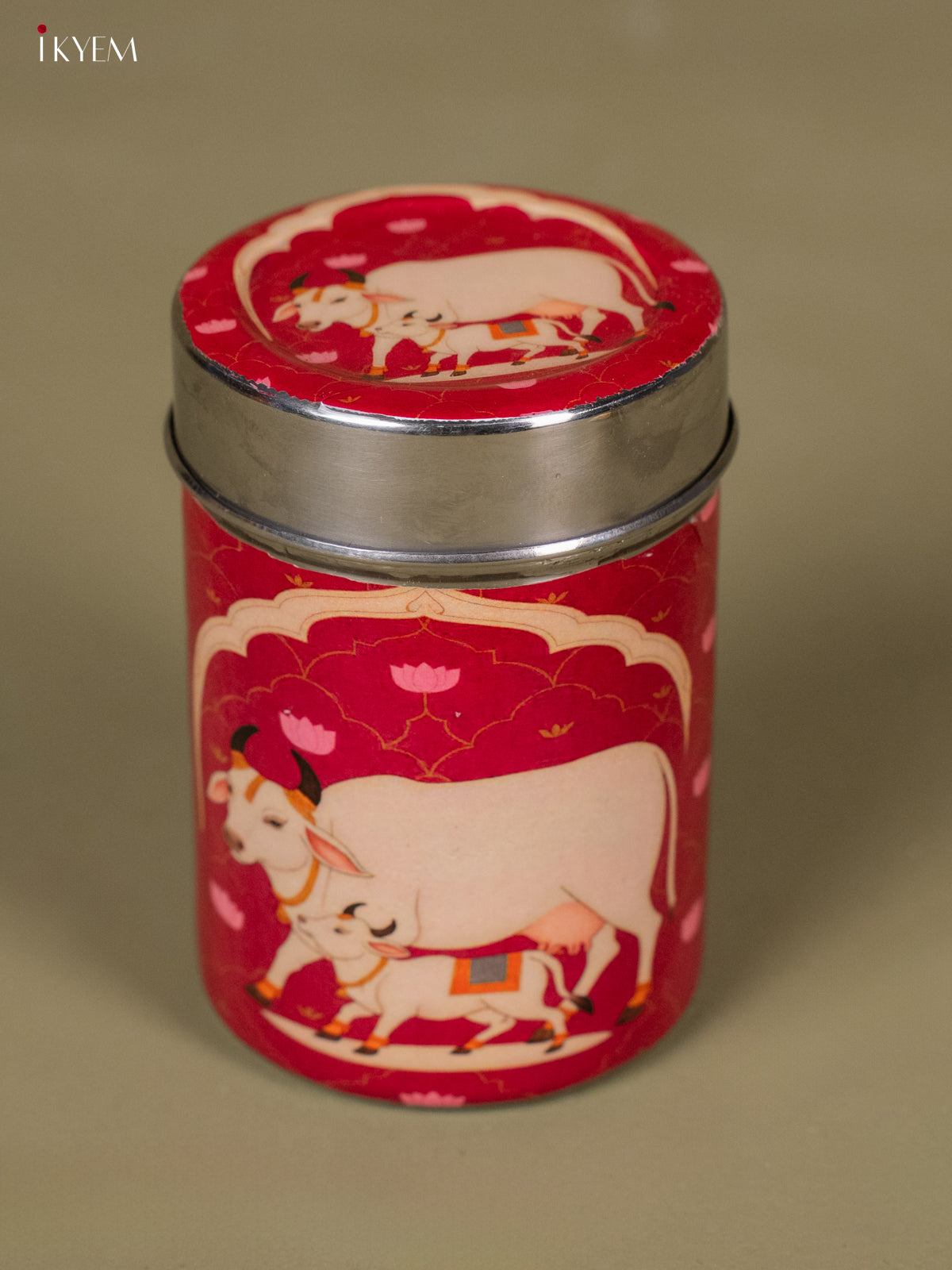 Digital Printed Cow & Calf Stainless Steel Box 