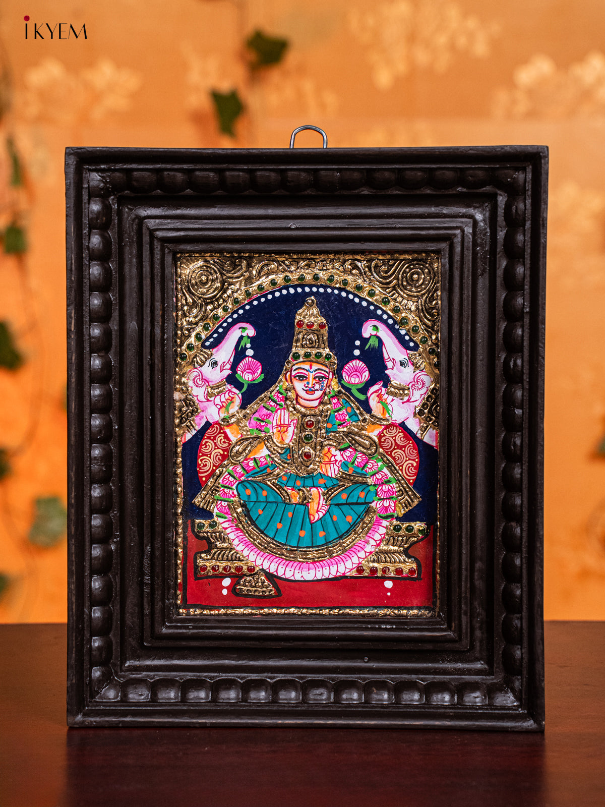 Regal Goddess GajaLakshmi Thanjavur painting