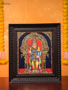 Divine Lord Murugan Thanjavur painting