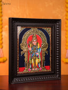 Divine Lord Murugan Thanjavur painting  1