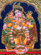 Krishna Tanjore painting 2