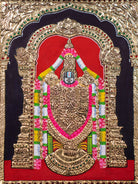 Brilliant Lord Venkatachalapathy Thanjavur painting 2