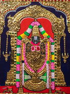 Stunning Tirupati Balaji Thanjavur painting 3