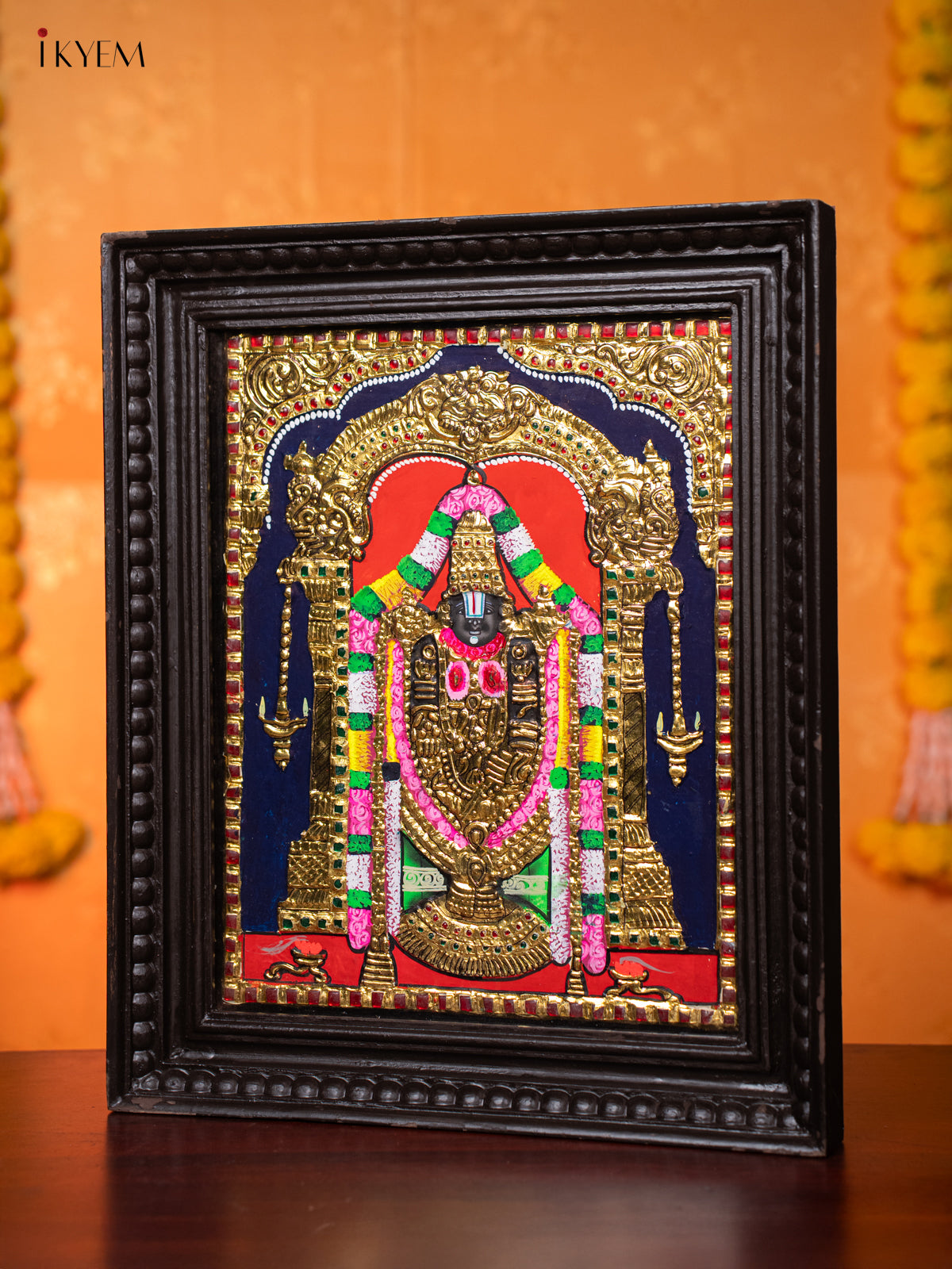 Stunning Tirupati Balaji Thanjavur painting 2