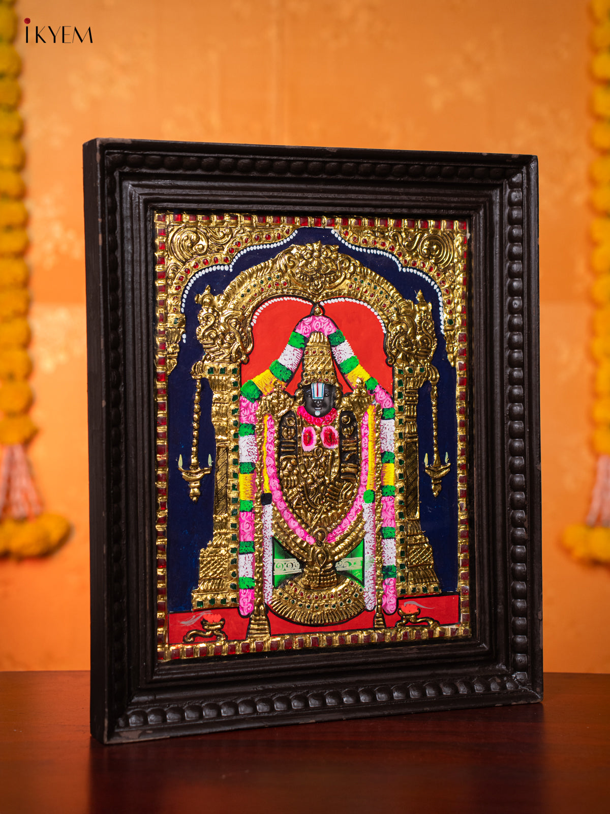 Stunning Tirupati Balaji Thanjavur painting 5