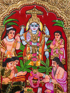 Ramar Pattabhishekam Thanjavur painting 4