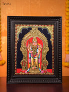 Artistic Lord Murugar Thanjavur painting 1