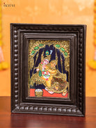 Elegant Radha Krishna Tanjore Painting  4