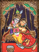 Radha Krishna Tanjore Painting  2