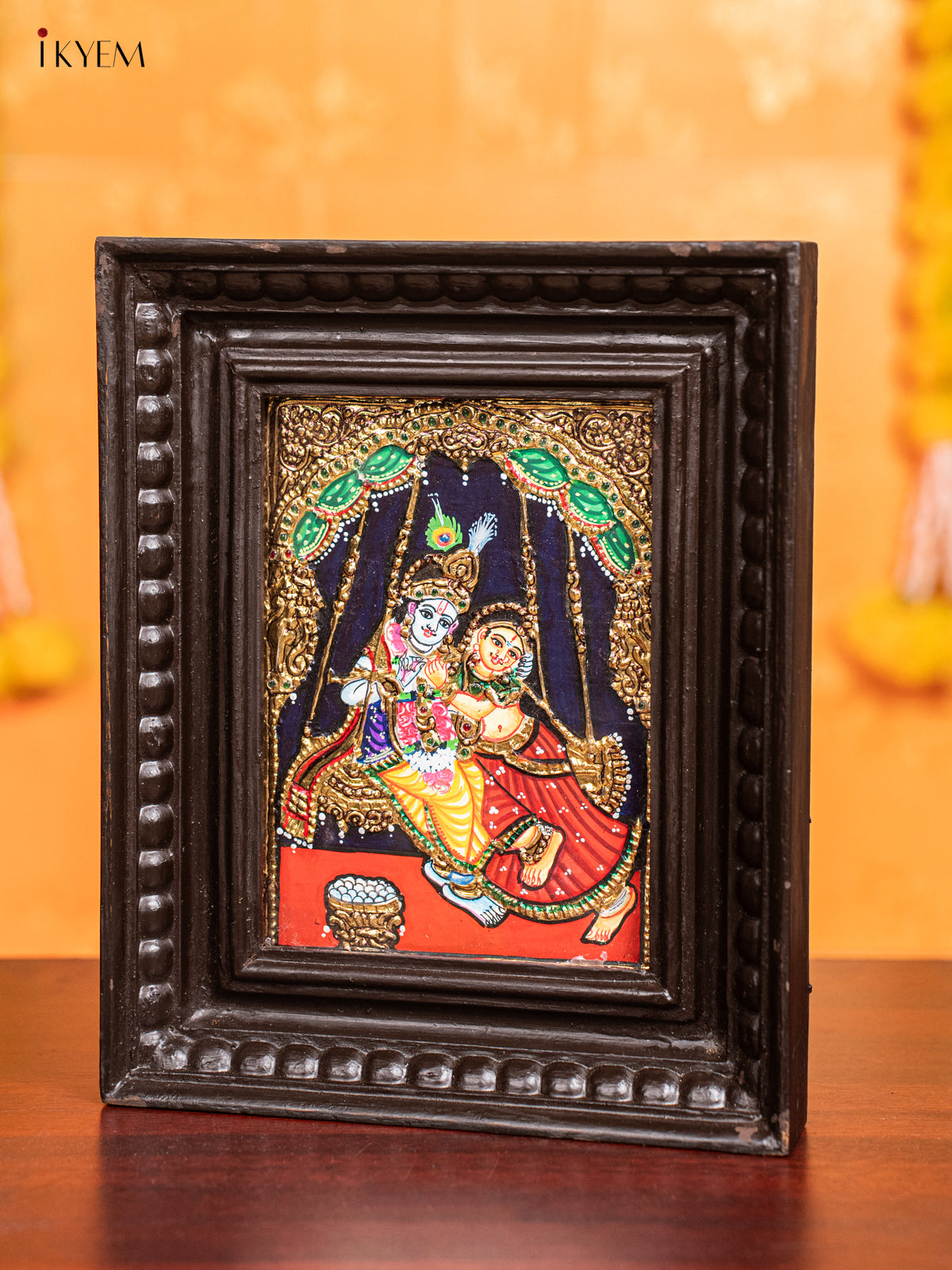 Radha Krishna Tanjore Painting  3