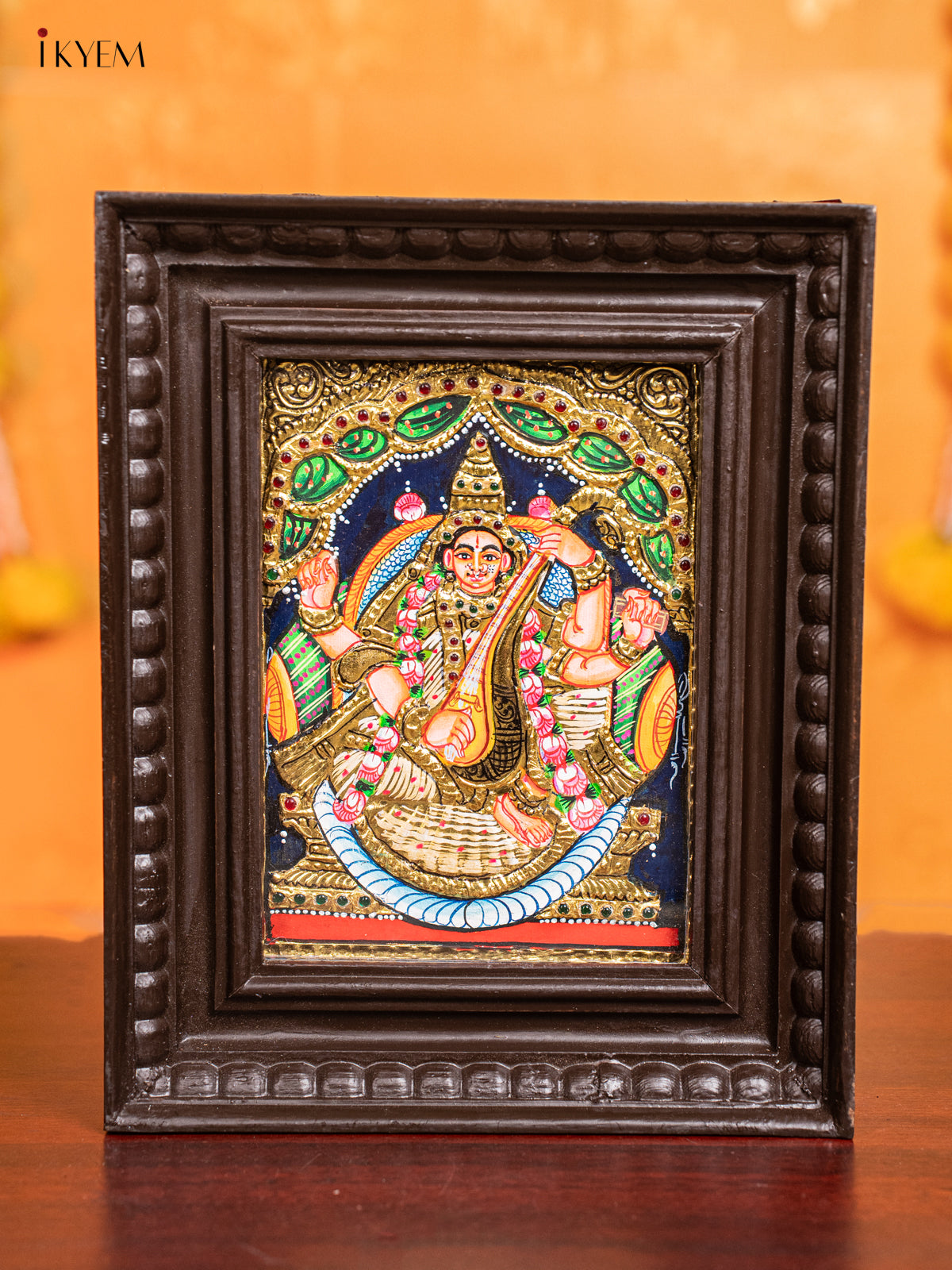 Saraswathi Tanjore Painting  
