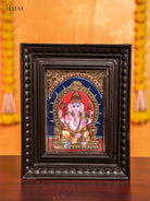 Ganesha Tanjore Painting  (11x9 Inch) - KJ28130 