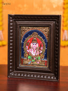 Ganesha Tanjore Painting  (11x9 Inch) - KJ28133 -3