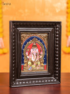 Ganesha Tanjore Painting  (11x9 Inch) - KJ28136-1