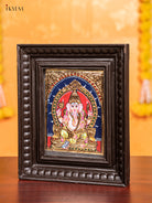 Ganesha Tanjore Painting  (11x9 Inch) - KJ28136 -3