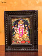 Ganesha Tanjore Painting  (11x9 Inch) - KJ28139