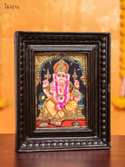 Ganesha Tanjore Painting  (11x9 Inch) - KJ28139 -1