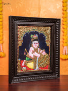 Butter Krishna Tanjore Painting  1