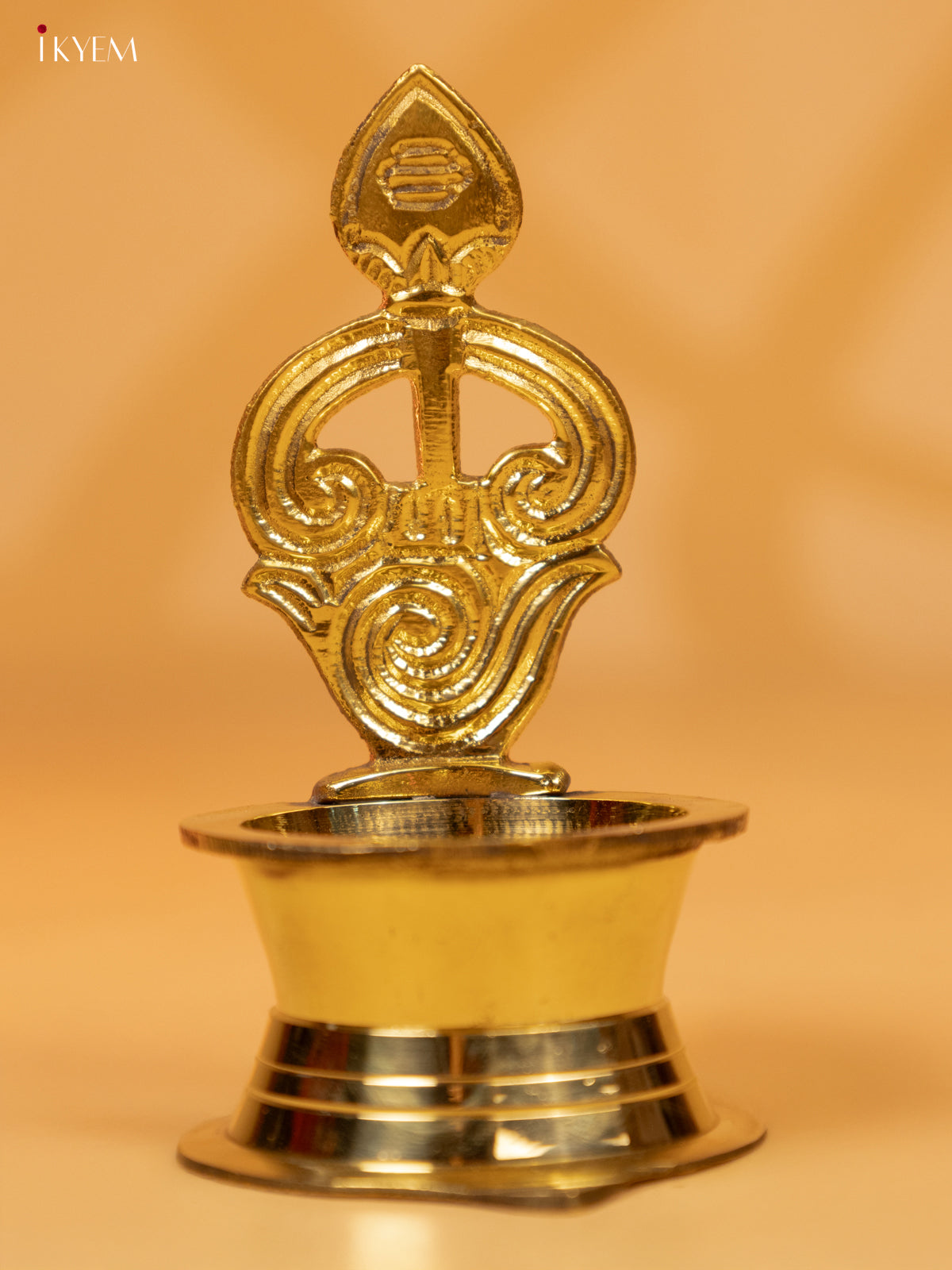 Brass Om Diya - 4.5 inch - KK26113